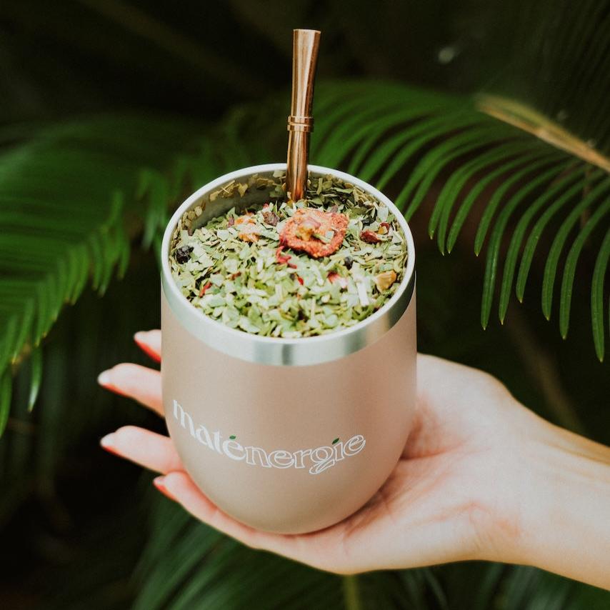 Couvercle hermétique de la Calebasse Rose Sol, parfait pour les déplacements ou la maison.