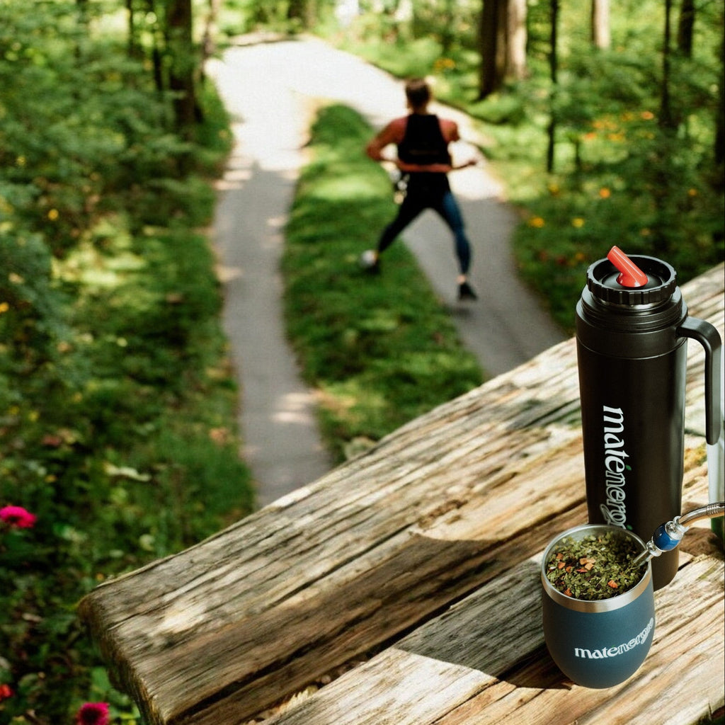 Thermos à maté noir 1L・Bec verseur précis