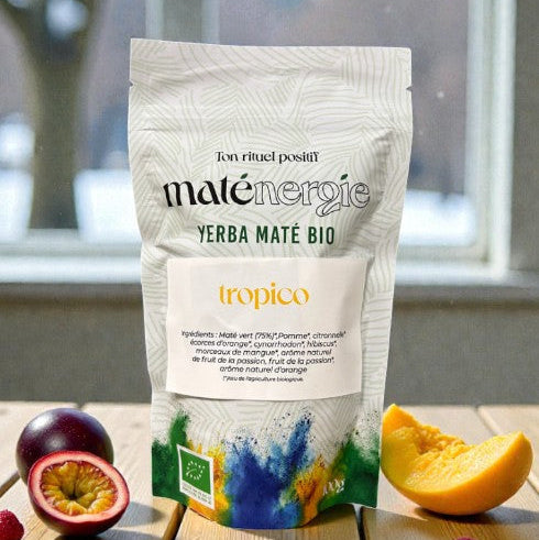 Maté Fruits de la Passion BIO · Évasion exotique & énergie tropicale