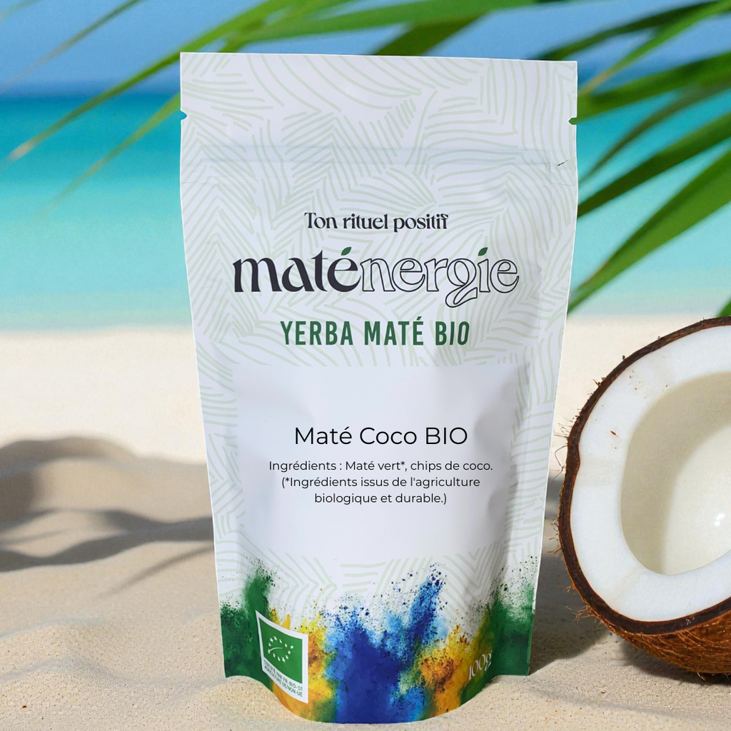 Maté Coco BIO · Douce Évasion Tropicale & Énergie Naturelle