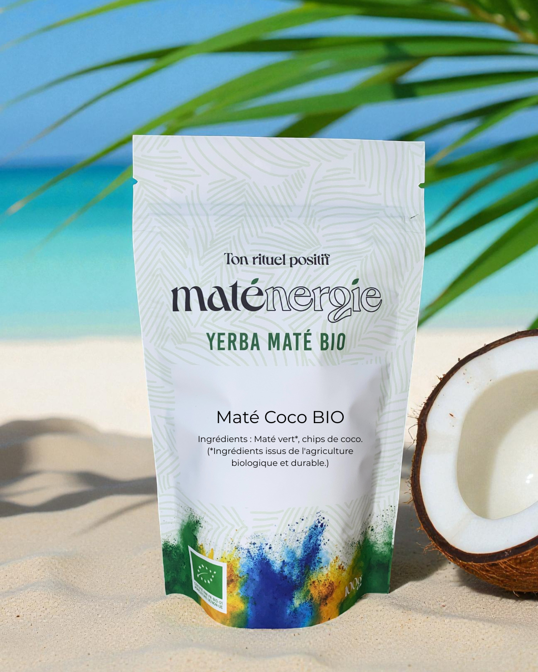 MATÉ COCO BIO・Évasion tropicale. La coco s’invite dans votre moment énergisant.