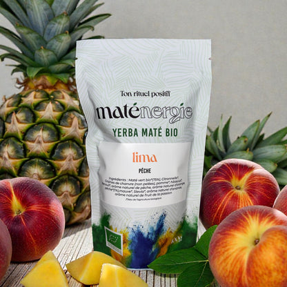 Maté Pêche BIO・Doux & fruité