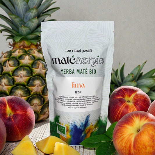 Maté Pêche BIO・Doux & fruité