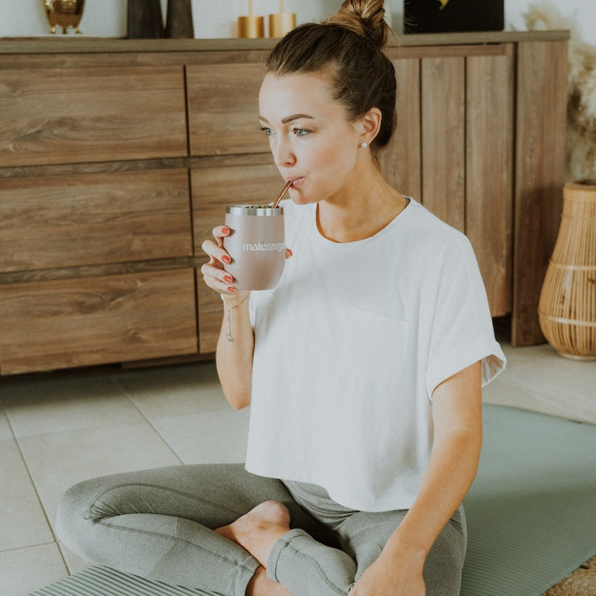 Calebasse Rose・Inox 335ml & sa bombilla