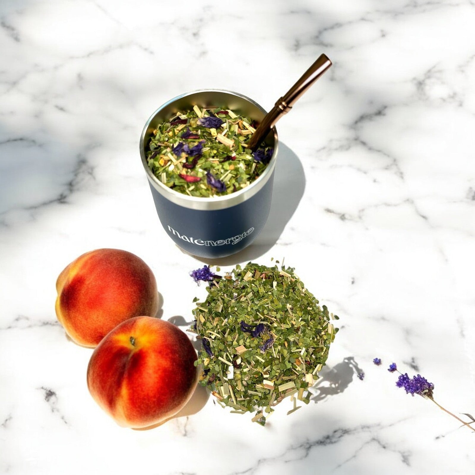 Maté Pêche BIO・Doux & fruité